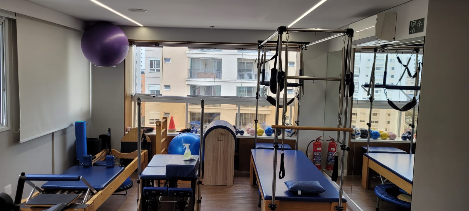 Espaço de atendimento da Fluir Fisio